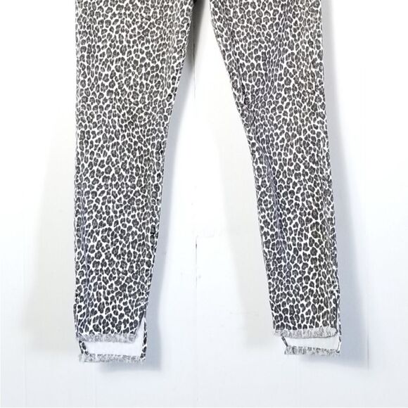 CURRENT ELLIOT High-Rise Snow Leopard Jeans Sz 28 Cheetah Animal Print - Picture 10 of 11